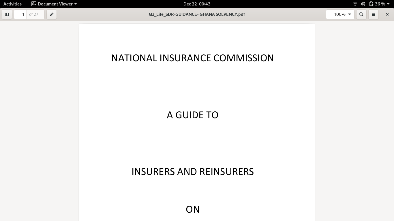 insurance guidelines in Ghana